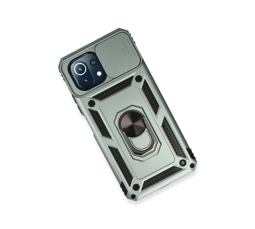 Xiaomi Mİ 11 Lite Kılıf Pars Lens Yüzüklü Silikon - Yeşil Xiaomi Mİ 11 Lite Kılıf Pars Lens Yüzüklü Silikon - Yeşil
