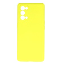 Oppo Reno 5 Pro Kılıf First Silikon - Sarı