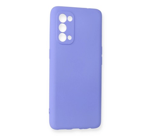 Oppo Reno 5 Pro Kılıf First Silikon - Lila Oppo Reno 5 Pro Kılıf First Silikon - Lila