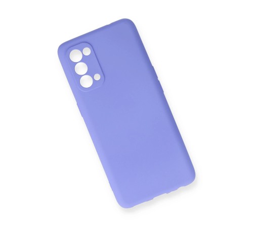 Oppo Reno 5 Pro Kılıf First Silikon - Lila Oppo Reno 5 Pro Kılıf First Silikon - Lila