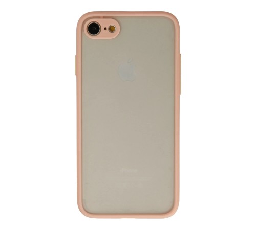 iPhone 7 Kılıf Montreal Silikon Kapak - Pembe iPhone 7 Kılıf Montreal Silikon Kapak - Pembe