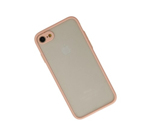 iPhone 7 Kılıf Montreal Silikon Kapak - Pembe iPhone 7 Kılıf Montreal Silikon Kapak - Pembe