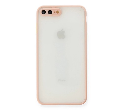 iPhone 7 Plus Kılıf Montreal Silikon Kapak - Pembe iPhone 7 Plus Kılıf Montreal Silikon Kapak - Pembe