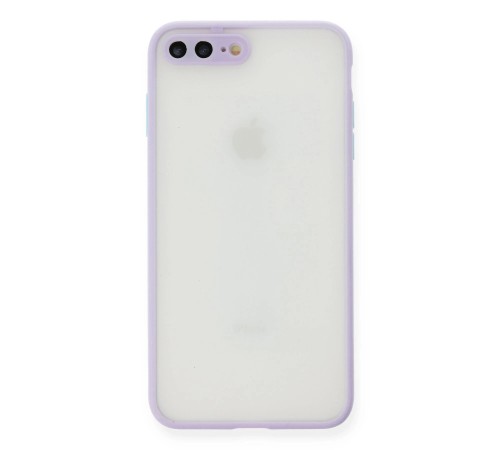 iPhone 7 Plus Kılıf Montreal Silikon Kapak - Mor iPhone 7 Plus Kılıf Montreal Silikon Kapak - Mor