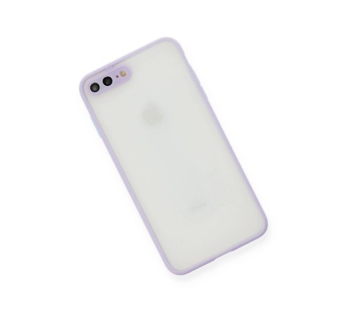 iPhone 7 Plus Kılıf Montreal Silikon Kapak - Mor iPhone 7 Plus Kılıf Montreal Silikon Kapak - Mor