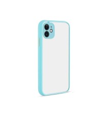 iPhone 12 Kılıf Montreal Silikon Kapak - Turkuaz