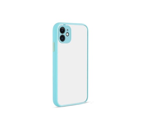 iPhone 12 Kılıf Montreal Silikon Kapak - Turkuaz