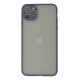 iPhone 12 Pro Kılıf Montreal Silikon Kapak - Gri