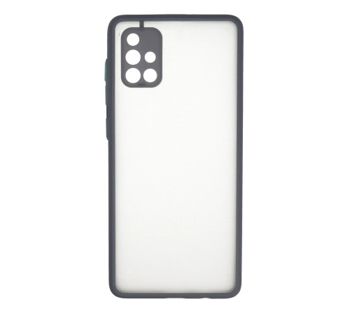 Samsung Galaxy A71 Kılıf Montreal Silikon Kapak - Gri Samsung Galaxy A71 Kılıf Montreal Silikon Kapak - Gri