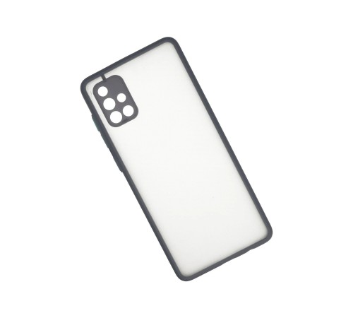 Samsung Galaxy A71 Kılıf Montreal Silikon Kapak - Gri Samsung Galaxy A71 Kılıf Montreal Silikon Kapak - Gri