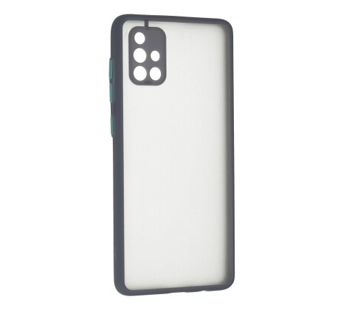 Samsung Galaxy A71 Kılıf Montreal Silikon Kapak - Gri Samsung Galaxy A71 Kılıf Montreal Silikon Kapak - Gri