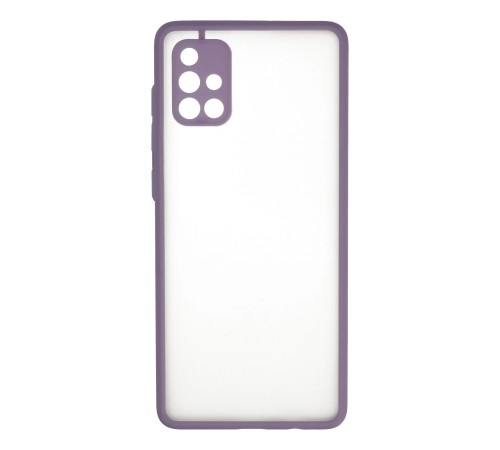 Samsung Galaxy A71 Kılıf Montreal Silikon Kapak - Mor Samsung Galaxy A71 Kılıf Montreal Silikon Kapak - Mor