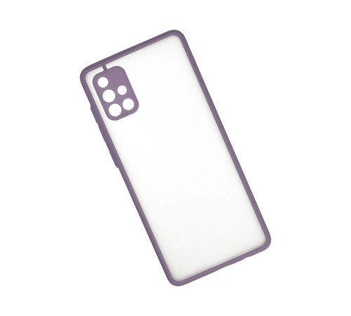 Samsung Galaxy A71 Kılıf Montreal Silikon Kapak - Mor Samsung Galaxy A71 Kılıf Montreal Silikon Kapak - Mor