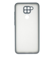 Xiaomi Redmi Note 9 Kılıf Montreal Silikon Kapak - Gri