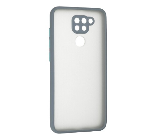 Xiaomi Redmi Note 9 Kılıf Montreal Silikon Kapak - Gri Xiaomi Redmi Note 9 Kılıf Montreal Silikon Kapak - Gri