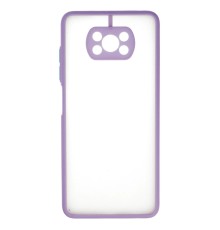 Xiaomi Pocophone X3 Kılıf Montreal Silikon Kapak - Mor