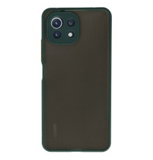Xiaomi Mİ 11 Lite Kılıf Montreal Silikon Kapak - Yeşil
