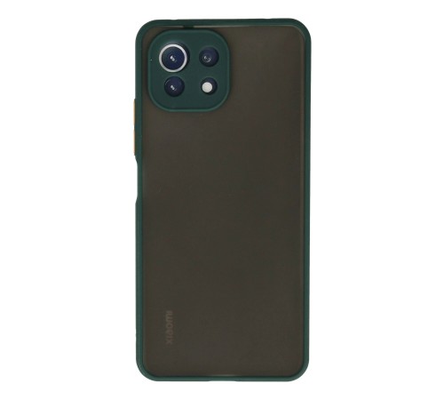 Xiaomi Mİ 11 Lite Kılıf Montreal Silikon Kapak - Yeşil