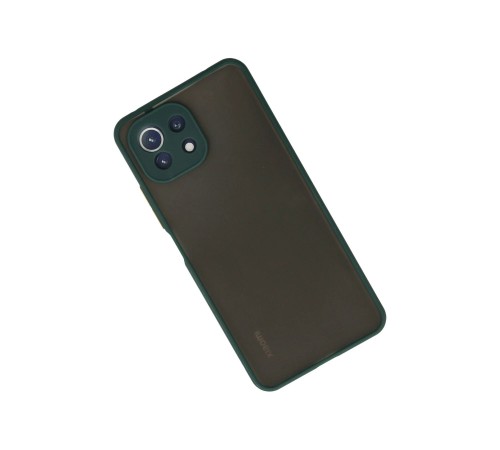 Xiaomi Mİ 11 Lite Kılıf Montreal Silikon Kapak - Yeşil
