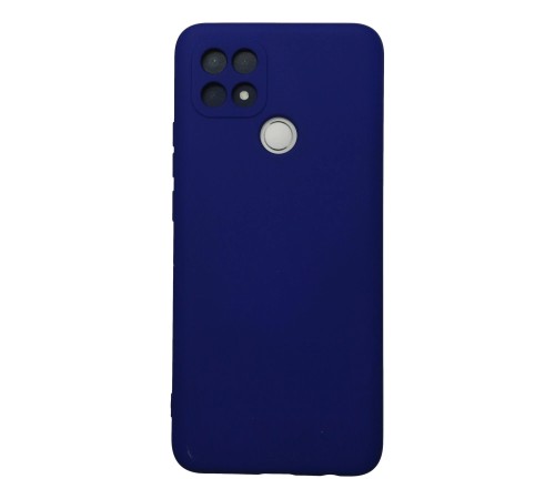 Oppo A15 Kılıf Nano içi Kadife Silikon - Lacivert Oppo A15 Kılıf Nano içi Kadife Silikon - Lacivert