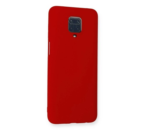 Xiaomi Redmi Note 9 Pro Kılıf Nano içi Kadife Silikon - Kırmızı Xiaomi Redmi Note 9 Pro Kılıf Nano içi Kadife Silikon - Kırmızı