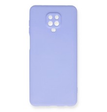Xiaomi Redmi Note 9 Pro Kılıf Nano içi Kadife Silikon - Lila