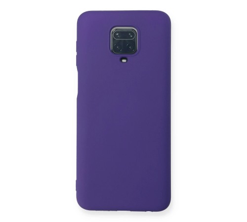 Xiaomi Redmi Note 9 Pro Kılıf Nano içi Kadife Silikon - Mor Xiaomi Redmi Note 9 Pro Kılıf Nano içi Kadife Silikon - Mor