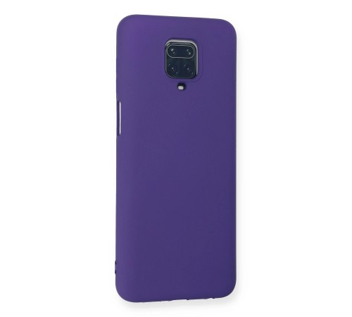 Xiaomi Redmi Note 9 Pro Kılıf Nano içi Kadife Silikon - Mor Xiaomi Redmi Note 9 Pro Kılıf Nano içi Kadife Silikon - Mor