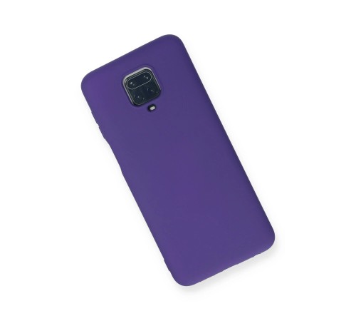 Xiaomi Redmi Note 9 Pro Kılıf Nano içi Kadife Silikon - Mor Xiaomi Redmi Note 9 Pro Kılıf Nano içi Kadife Silikon - Mor