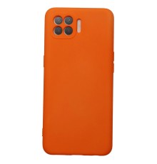 Oppo Reno 4 Lite Kılıf Nano içi Kadife Silikon - Turuncu