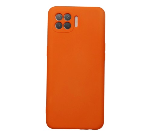 Oppo Reno 4 Lite Kılıf Nano içi Kadife Silikon - Turuncu Oppo Reno 4 Lite Kılıf Nano içi Kadife Silikon - Turuncu