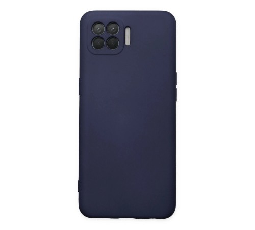 Oppo Reno 4 Lite Kılıf Nano içi Kadife Silikon - Lacivert Oppo Reno 4 Lite Kılıf Nano içi Kadife Silikon - Lacivert