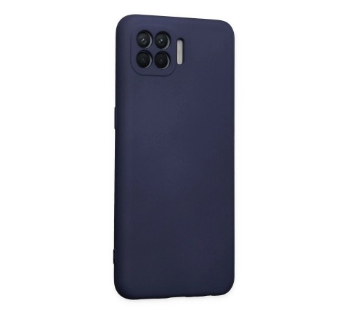 Oppo Reno 4 Lite Kılıf Nano içi Kadife Silikon - Lacivert Oppo Reno 4 Lite Kılıf Nano içi Kadife Silikon - Lacivert