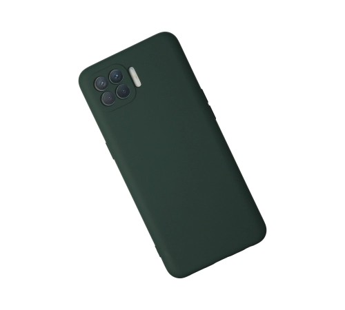 Oppo Reno 4 Lite Kılıf Nano içi Kadife Silikon - Koyu Yeşil Oppo Reno 4 Lite Kılıf Nano içi Kadife Silikon - Koyu Yeşil