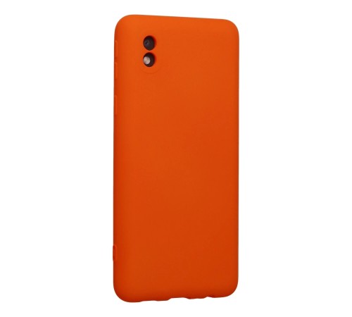 Samsung Galaxy A01 Core Kılıf Nano içi Kadife Silikon - Turuncu Samsung Galaxy A01 Core Kılıf Nano içi Kadife Silikon - Turuncu