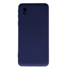 Samsung Galaxy A01 Core Kılıf Nano içi Kadife Silikon - Lacivert