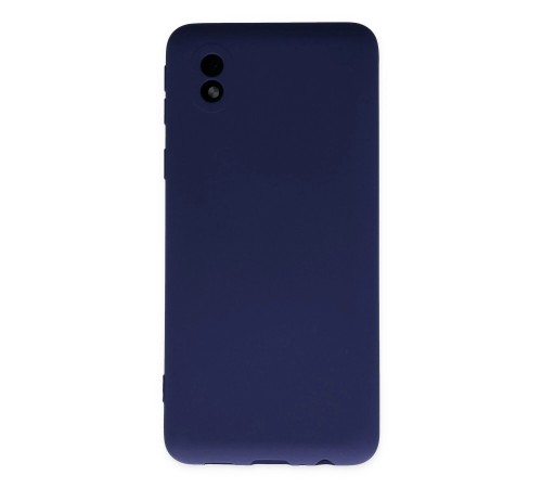 Samsung Galaxy A01 Core Kılıf Nano içi Kadife Silikon - Lacivert