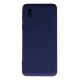 Samsung Galaxy A01 Core Kılıf Nano içi Kadife Silikon - Lacivert
