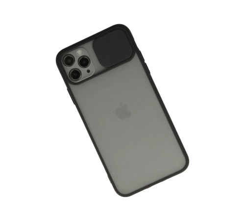 iPhone 11 Pro Kılıf Palm Buzlu Kamera Sürgülü Silikon - Siyah iPhone 11 Pro Kılıf Palm Buzlu Kamera Sürgülü Silikon - Siyah
