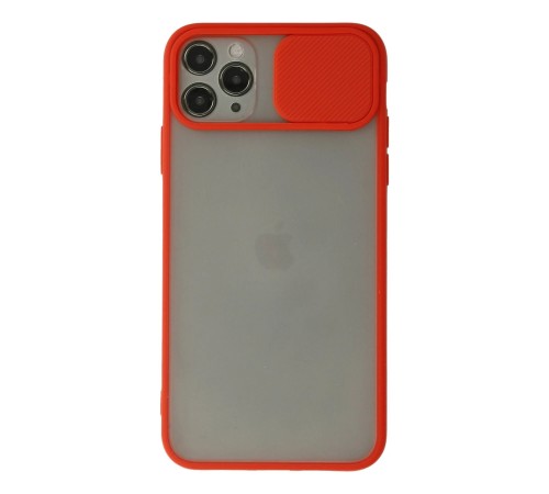 iPhone 11 Pro Kılıf Palm Buzlu Kamera Sürgülü Silikon - Kırmızı iPhone 11 Pro Kılıf Palm Buzlu Kamera Sürgülü Silikon - Kırmızı