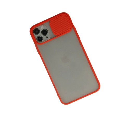 iPhone 11 Pro Kılıf Palm Buzlu Kamera Sürgülü Silikon - Kırmızı iPhone 11 Pro Kılıf Palm Buzlu Kamera Sürgülü Silikon - Kırmızı