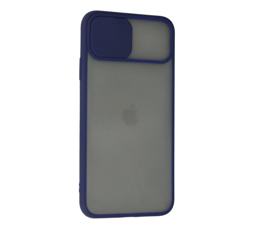 iPhone 11 Pro Kılıf Palm Buzlu Kamera Sürgülü Silikon - Lacivert iPhone 11 Pro Kılıf Palm Buzlu Kamera Sürgülü Silikon - Lacivert