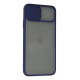 iPhone 11 Pro Kılıf Palm Buzlu Kamera Sürgülü Silikon - Lacivert