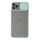 iPhone 11 Pro Kılıf Palm Buzlu Kamera Sürgülü Silikon - Turkuaz