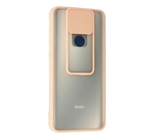 Xiaomi Redmi Note 9 Kılıf Palm Buzlu Kamera Sürgülü Silikon - Pembe Xiaomi Redmi Note 9 Kılıf Palm Buzlu Kamera Sürgülü Silikon - Pembe