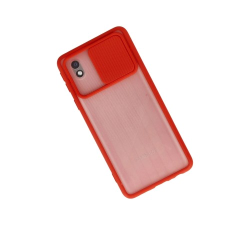 Samsung Galaxy A01 Core Kılıf Palm Buzlu Kamera Sürgülü Silikon - Kırmızı Samsung Galaxy A01 Core Kılıf Palm Buzlu Kamera Sürgülü Silikon - Kırmızı