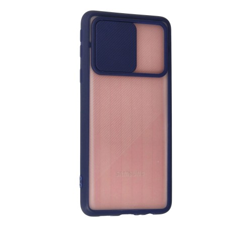 Samsung Galaxy A01 Core Kılıf Palm Buzlu Kamera Sürgülü Silikon - Lacivert Samsung Galaxy A01 Core Kılıf Palm Buzlu Kamera Sürgülü Silikon - Lacivert
