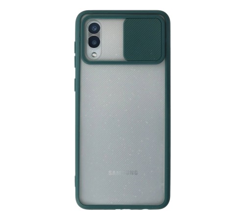 Samsung Galaxy A02 Kılıf Palm Buzlu Kamera Sürgülü Silikon - Yeşil Samsung Galaxy A02 Kılıf Palm Buzlu Kamera Sürgülü Silikon - Yeşil
