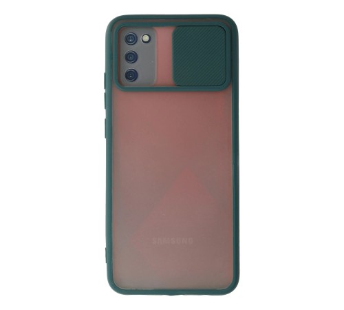 Samsung Galaxy A02S Kılıf Palm Buzlu Kamera Sürgülü Silikon - Yeşil Samsung Galaxy A02S Kılıf Palm Buzlu Kamera Sürgülü Silikon - Yeşil