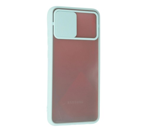 Samsung Galaxy A02S Kılıf Palm Buzlu Kamera Sürgülü Silikon - Turkuaz Samsung Galaxy A02S Kılıf Palm Buzlu Kamera Sürgülü Silikon - Turkuaz